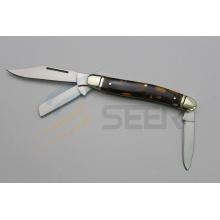 Resin Handle Three Blades Knife (SE-0496)